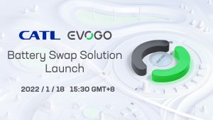 CATL、バッテリー交換ソリューション「EVOGO」発表